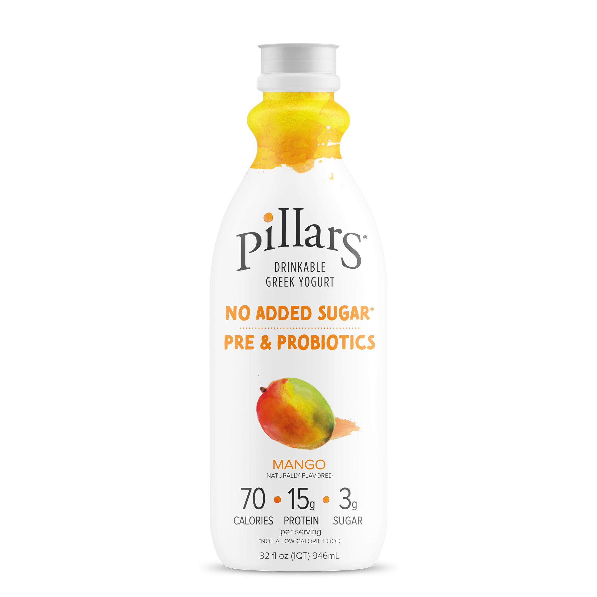 Mango | Pillars Drinkable Greek Yogurt | 32oz – Pillars Yogurt
